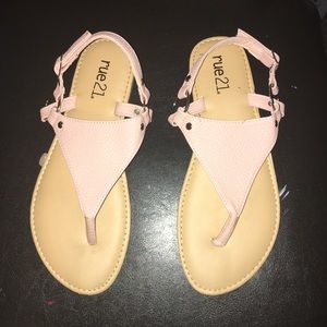 Pink sandals